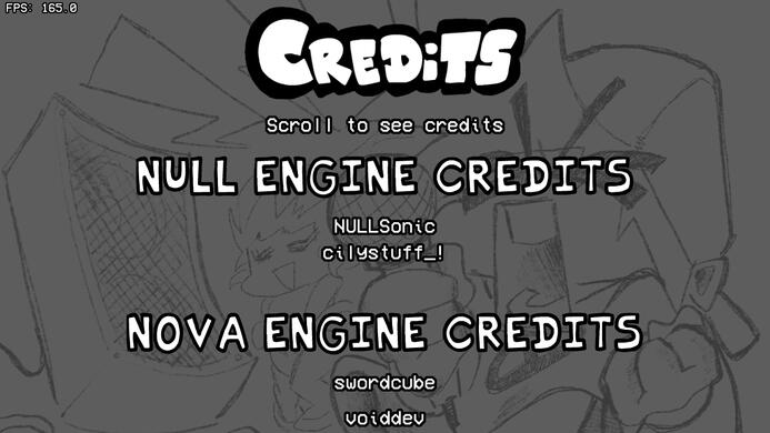 Credits Menu